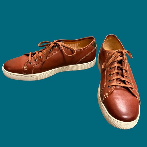 Sperry Gold Cup Men’s Brown Leather Sneakers | Premium Comfort Low-Top Size 13 - Picture 3 of 12